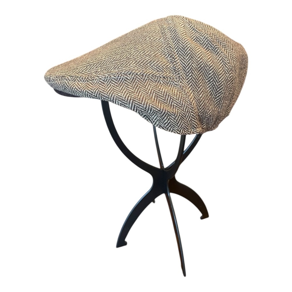 Stetson Herringbone Driving Newsboy Hat
